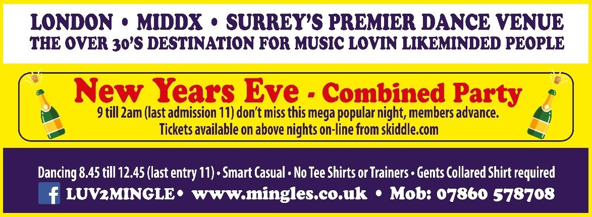Mingles Over 30s nights Twickenham